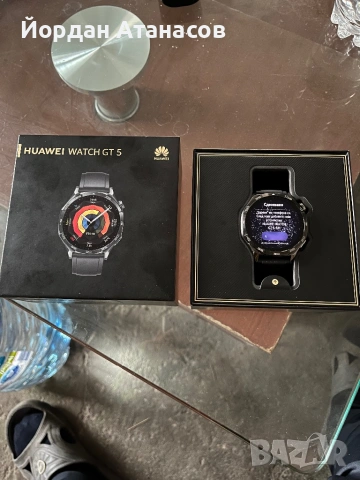 Смарт часовник HUAWEI WATCH GT 5 BLACK, снимка 2 - Смарт часовници - 53949476