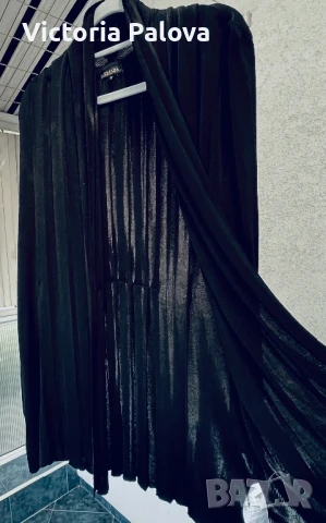 QUIET LUXURY  прекрасна черна жилетка ESKADA лукс, снимка 6 - Жилетки - 51300114