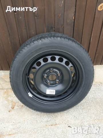 Нова оригинална джанта с нова гума 16",5х112,ЕТ42,ф 57.1 за Фолксваген, снимка 3 - Гуми и джанти - 39161152