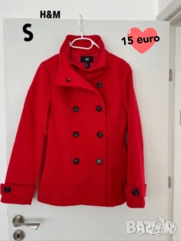 Дълго пухкаво палто Сака Zara H&M Bershka Forever21 (S/M), снимка 11 - Сака - 38112865