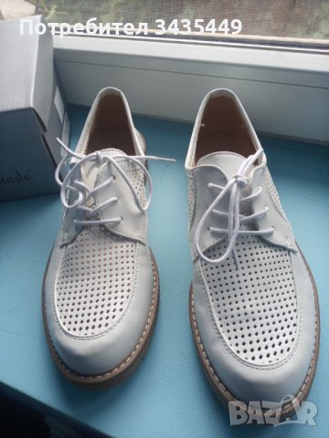 Нови бели обувки 39ном./15лв, снимка 2 - Дамски ежедневни обувки - 37894644