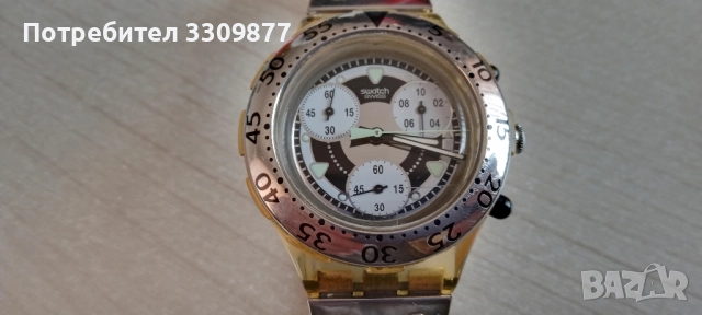 Часовник Swatch Chronograph, снимка 9 - Мъжки - 52965228