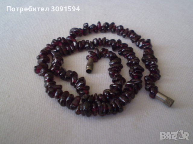 Колие Гердан от  Гранати, снимка 3 - Колиета, медальони, синджири - 36525437