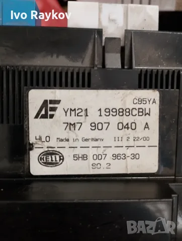 Панел климатроник за Seat Alhambra , VW Sharan , 7M7907040A, снимка 4 - Части - 56261178