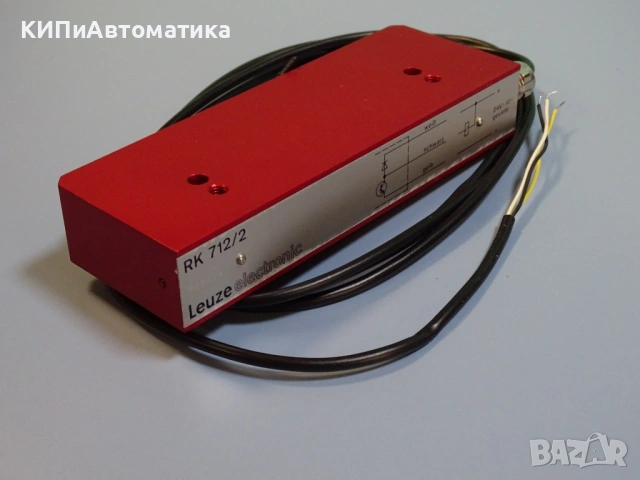 сензор фотоелектрически Leuze RK 712/2 photoelectric sensor 24V, снимка 7 - Резервни части за машини - 54218235