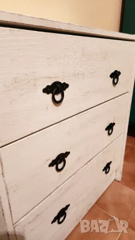 Дървен скрин Ikea Rast винтидж стил, снимка 8 - Скринове - 49228854