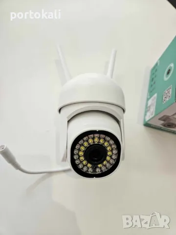 +Гаранция! 5V! WIFI Wi-fi безжична Камера за наблюдение въртяща, 12MP 4K ICSEE А13 ULTRA HD, снимка 3 - IP камери - 49916507