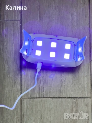 ЧИСТО НОВА UV Мини лампа за сушене на нокти с USB, снимка 3 - Продукти за маникюр - 50460751