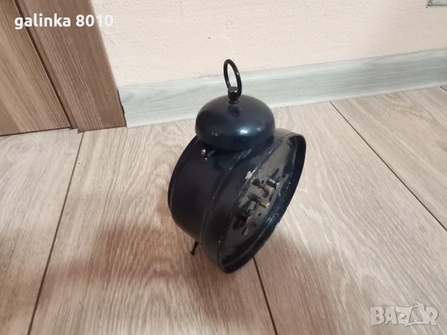 Стар Немски будилник, снимка 4 - Антикварни и старинни предмети - 54159396