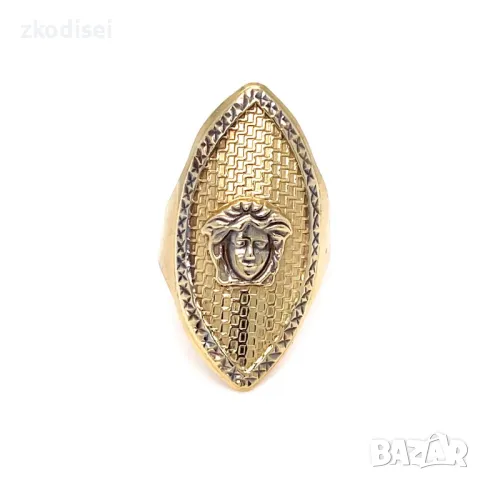 Златен дамски пръстен 2,68гр. размер:58 14кр. проба:585 модел:31669-6, снимка 1