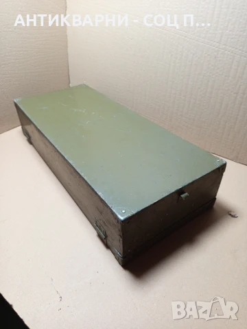 Стар Дървен Военен Сандък Куфар., снимка 5 - Антикварни и старинни предмети - 51184233