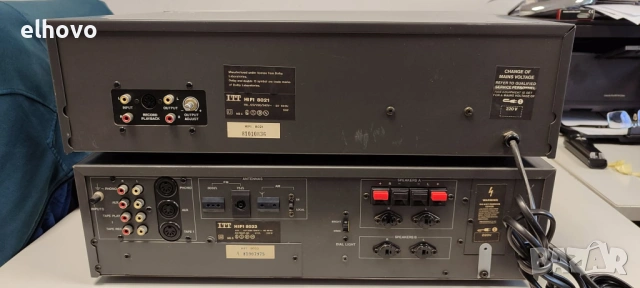 Ресивър и дек ITT HIFI 8033, 8021, снимка 4 - Ресийвъри, усилватели, смесителни пултове - 53093888