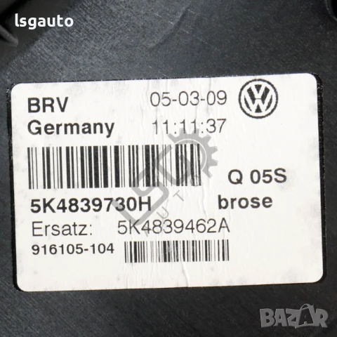 Механизъм заден десен ел. стъклоповдигач Volkswagen Golf VI 2008-2016 ID:148589, снимка 3 - Части - 51401442