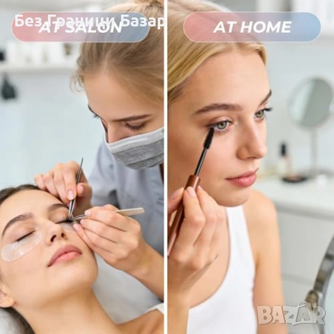 Нов Домашен комплект за извиване на мигли и ламиниране Лифтинг и оцветяване вежди, снимка 5 - Други - 54206952