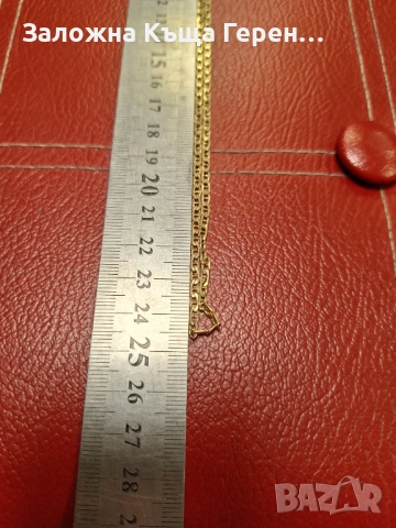 Златен синджир 4,18гр.14к, снимка 5 - Колиета, медальони, синджири - 53323508