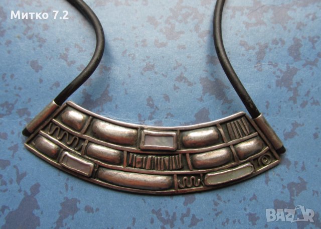 Дамско сребърно колие - 11, снимка 2 - Колиета, медальони, синджири - 31601311