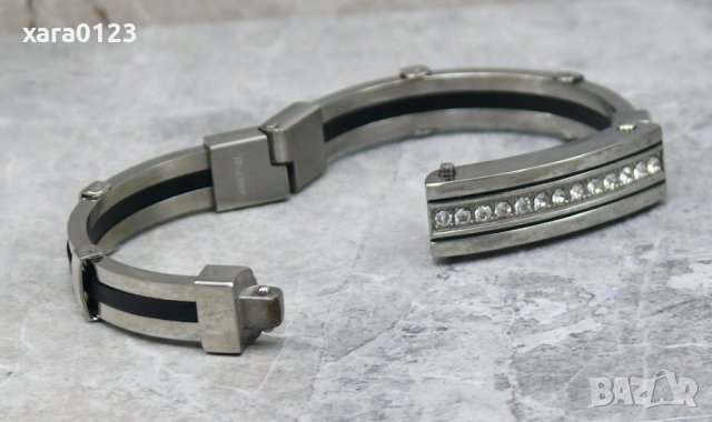 Стоманена гривна BRT450, снимка 4 - Гривни - 29123361