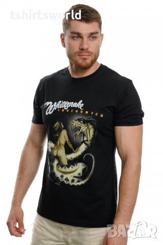 Нова мъжка тениска с дигитален печат на музикалната група WHITESNAKE с гръб, снимка 5 - Тениски - 37699439