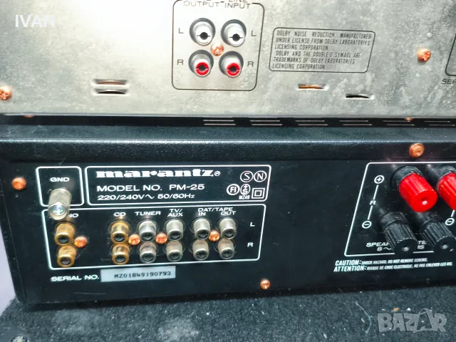 Продавам усилвател и дек-marantz-sd-35&pm-25, снимка 5 - Ресийвъри, усилватели, смесителни пултове - 56483048