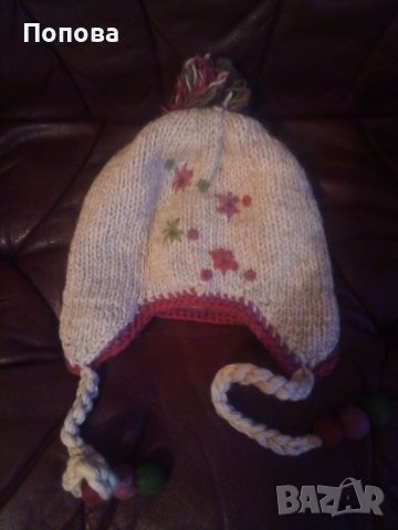 Маркова шапка  100% вълна ръчна изработка, снимка 4 - Шапки - 38998427