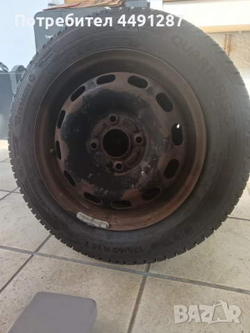 Метал джанти Ford, все сезонни 175/65/14 цола, снимка 17 - Гуми и джанти - 53089226