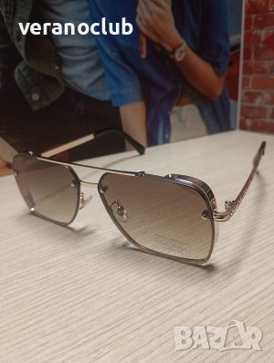 Кафяви слънчеви очила Рамки Голд, снимка 3 - Слънчеви и диоптрични очила - 44174506