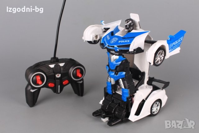 Кола - трансформърс - робот със сензорен контрол и достанционно
