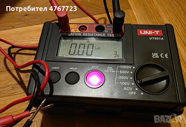UT501A мегаомметър multimeter  digital, снимка 6 - Други - 56459886