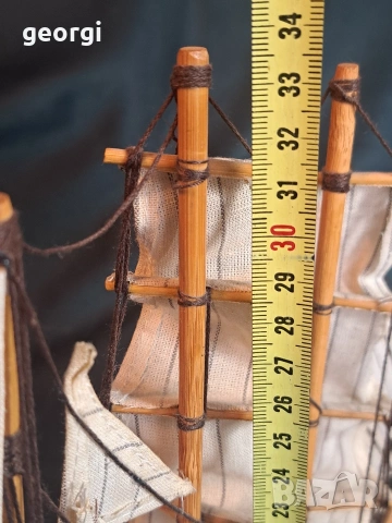 декоративно дървено корабче 34/2 , снимка 5 - Декорация за дома - 53899975