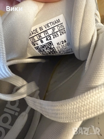Бели кецове/маратонки Adidas, снимка 4 - Кецове - 56234688