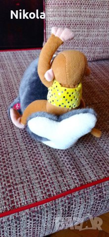 Плюшена играчка делфинче и маймуна , снимка 4 - Плюшени играчки - 36835440