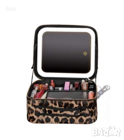 Лед огледало чантичка за гримове