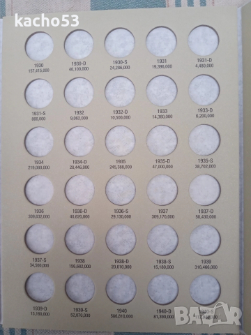 Класьори за монети от 1 цент , Сащ, снимка 2 - Нумизматика и бонистика - 54264000