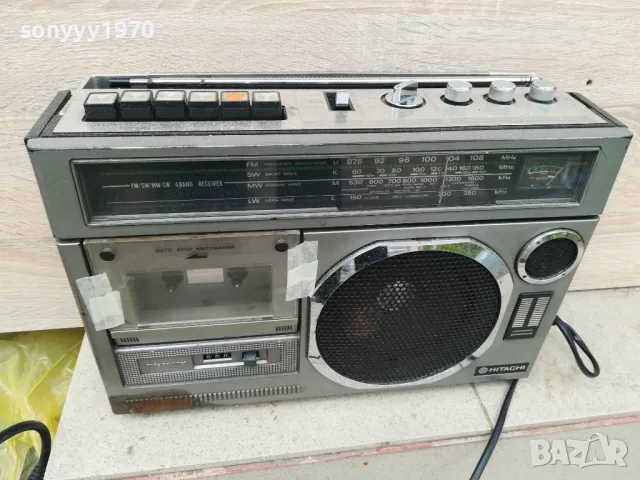 hitachi-стар касетофон 2204251438, снимка 8 - Радиокасетофони, транзистори - 49989198