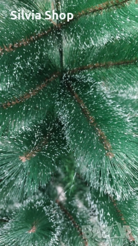 Заснежена елха с метална стойка, снимка 3 - Декорация за дома - 52714223