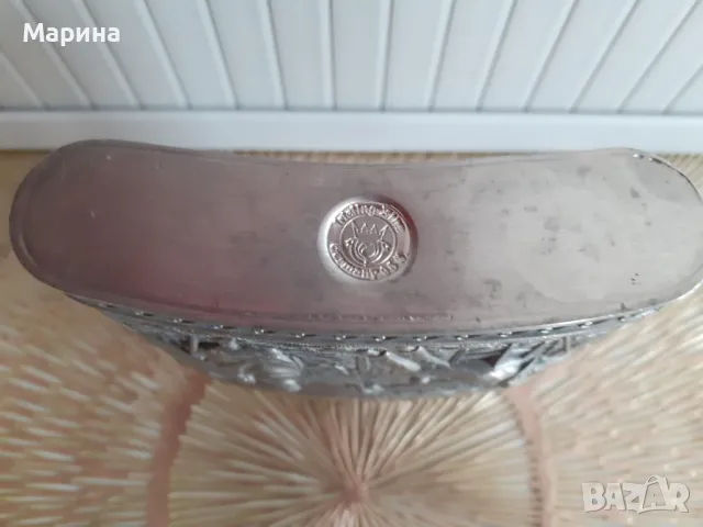 Джобна манерка от калай  Antik*Vintage #51, снимка 4 - Антикварни и старинни предмети - 48707988