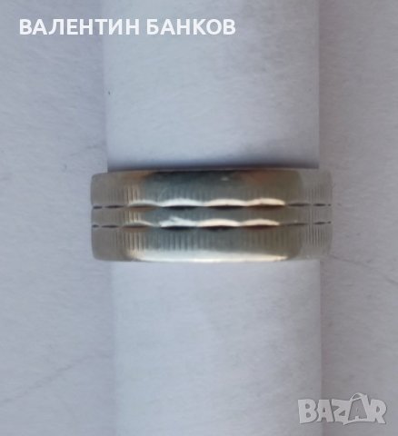 Сребърни пръстени тип халка, снимка 2 - Пръстени - 44311725