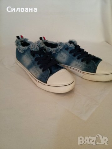 дънкови платненки, снимка 3 - Кецове - 37285760