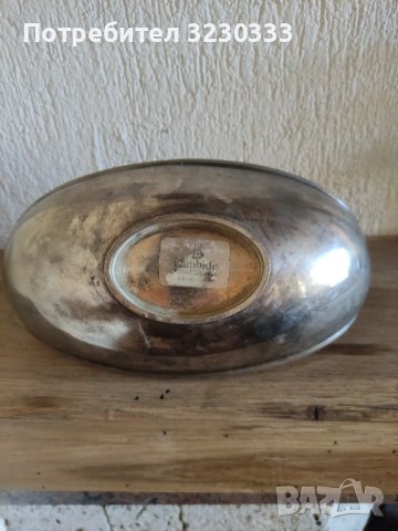 Метална посребрена бонбониера , снимка 3 - Антикварни и старинни предмети - 42764174