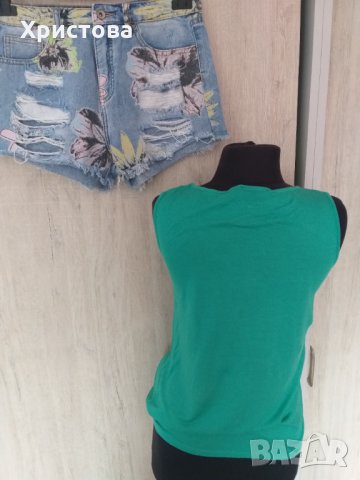 Нови дънкови панталонки - 20,00лв., снимка 6 - Къси панталони и бермуди - 21907591