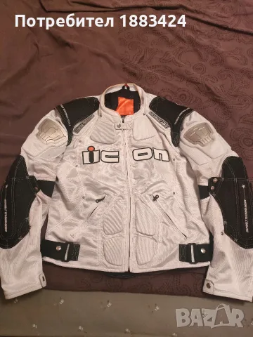 Лятно мото яке оригинално ICON Titanium XXL ~ XL