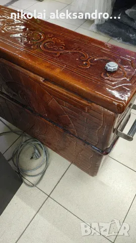 ретро акумулираща печка, снимка 5 - Антикварни и старинни предмети - 49593499