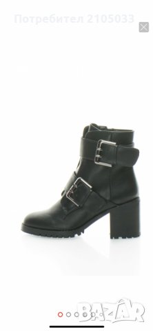 Черни боти Buffalo , снимка 2 - Дамски боти - 31273878