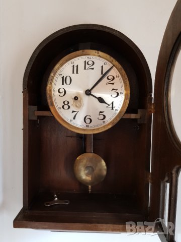 Стар немски стенен часовник, снимка 5 - Стенни часовници - 30694824