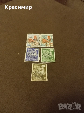 Пощенски марки Франция., снимка 2 - Филателия - 51396797