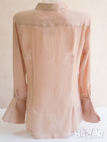 Дамска бежова риза Giorgal - M/L, снимка 3 - Ризи - 42593194