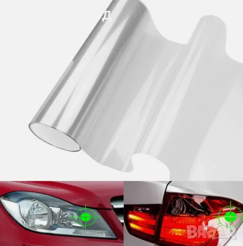 Прозрачно фолио за фарове/стопове - 8 метра/30см. , снимка 6 - Аксесоари и консумативи - 47359217