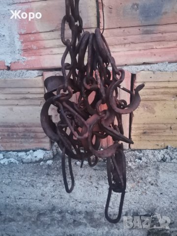 Старинни ковани  букаи-белезници, снимка 2 - За селскостопански - 39204889