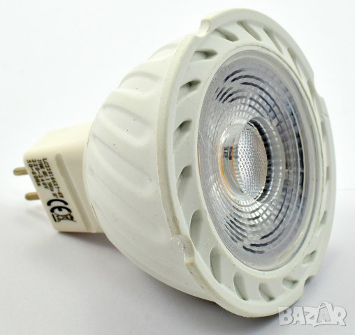 LED луничка UltraLux: 6 Watt, цокъл MR16, 4200 K, AC230V, Ъгъл на светене: 38°