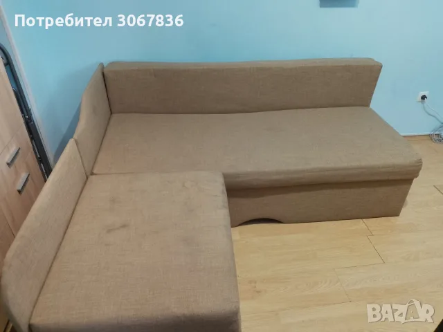 Холов ъгъл 180х160 см. с мемори пяна., снимка 2 - Дивани и мека мебел - 55934121